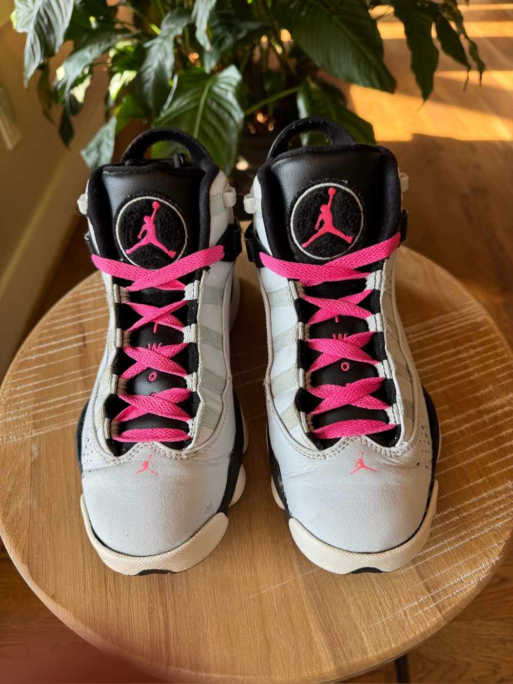 Air Jordan 6 Rings GS “Pink Flash” Style Code 323399-099 Size 5.5Y